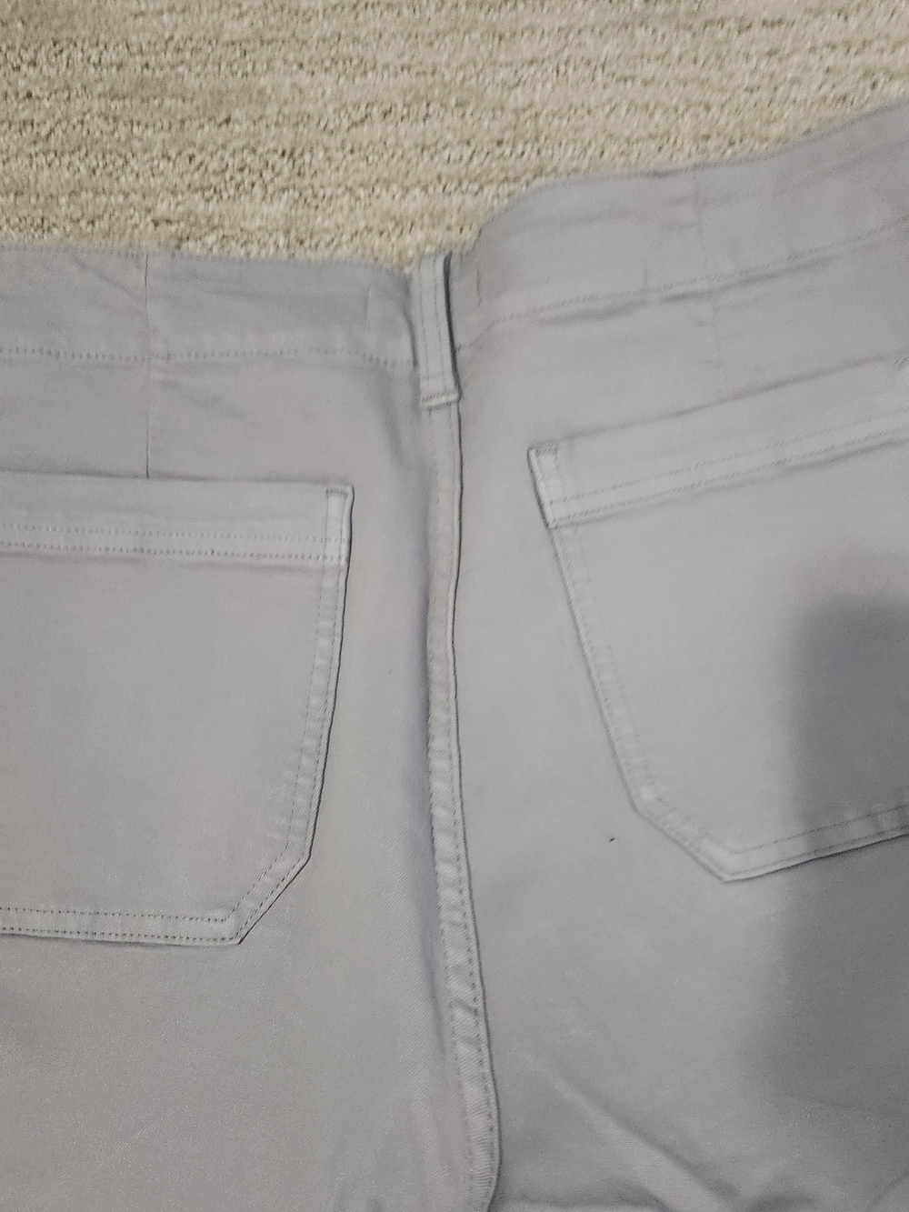Studio High-Waist Utility Shorts in Light Gray - Picture 2 of 3